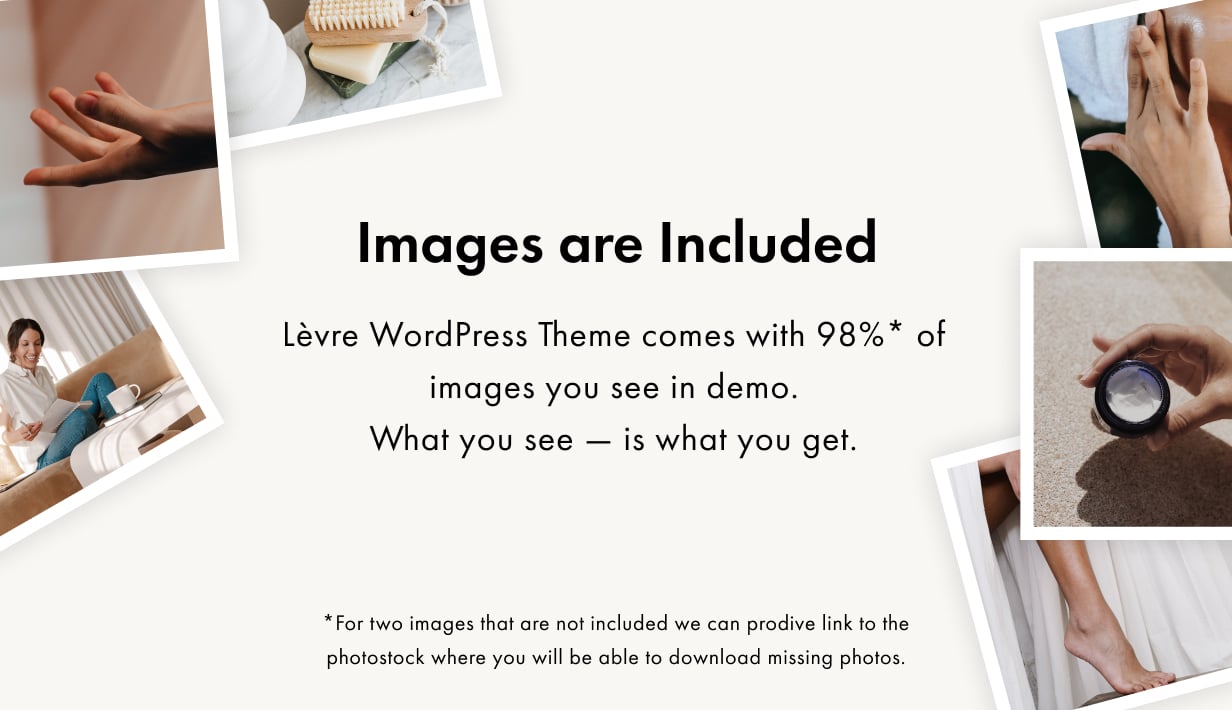 Levre WordPress Theme Presentation Image