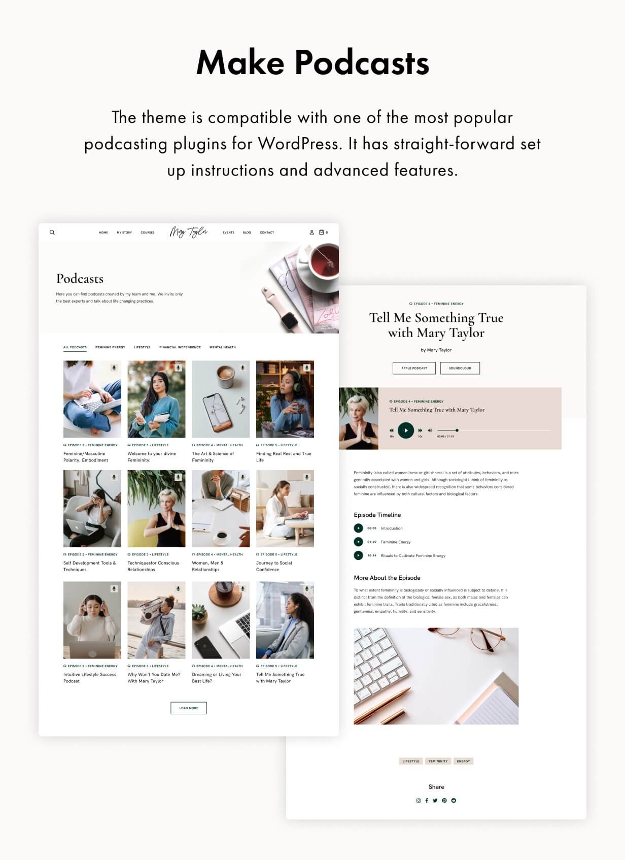 Magnetique WordPress Theme Presentation Image