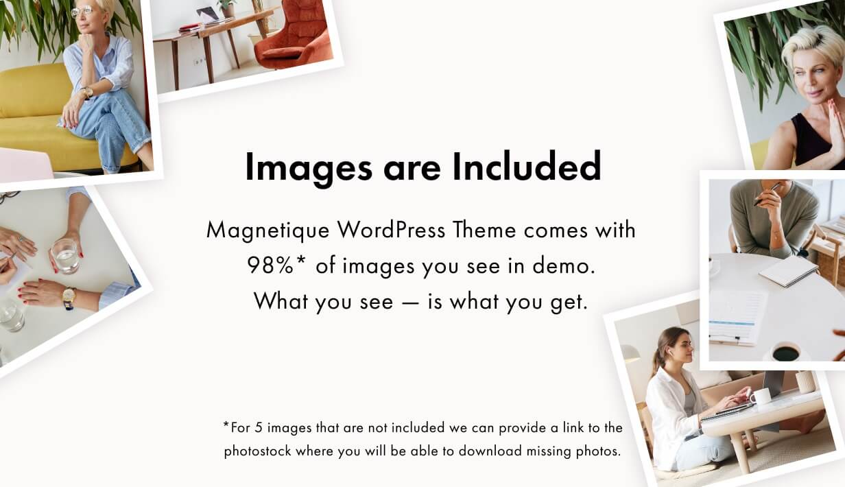 Gambar Presentasi Tema WordPress Magnetique