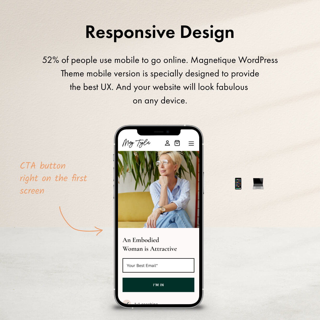 Magnetique WordPress Theme Presentation Image